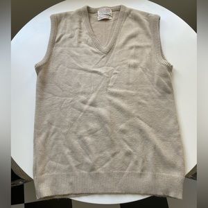Vintage Wool Sweater Vest - Small